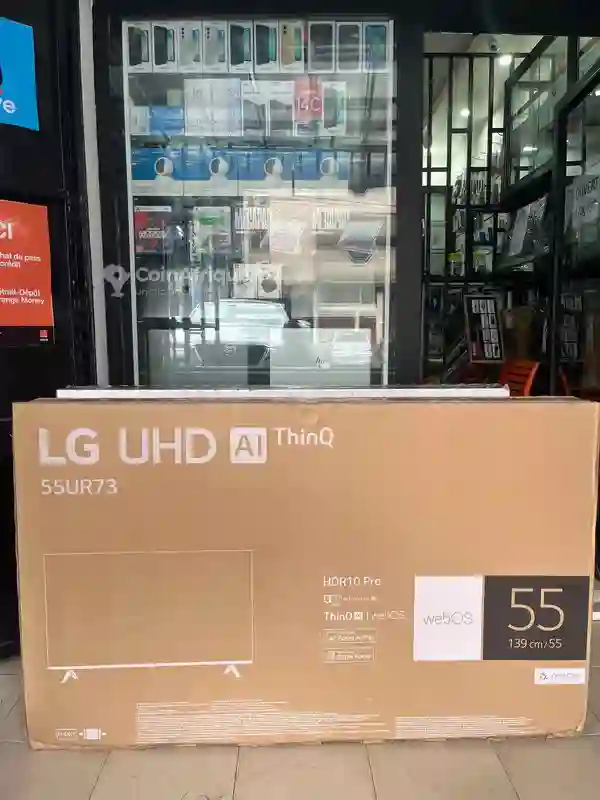 TV LG 55 Pouces 4k UHD