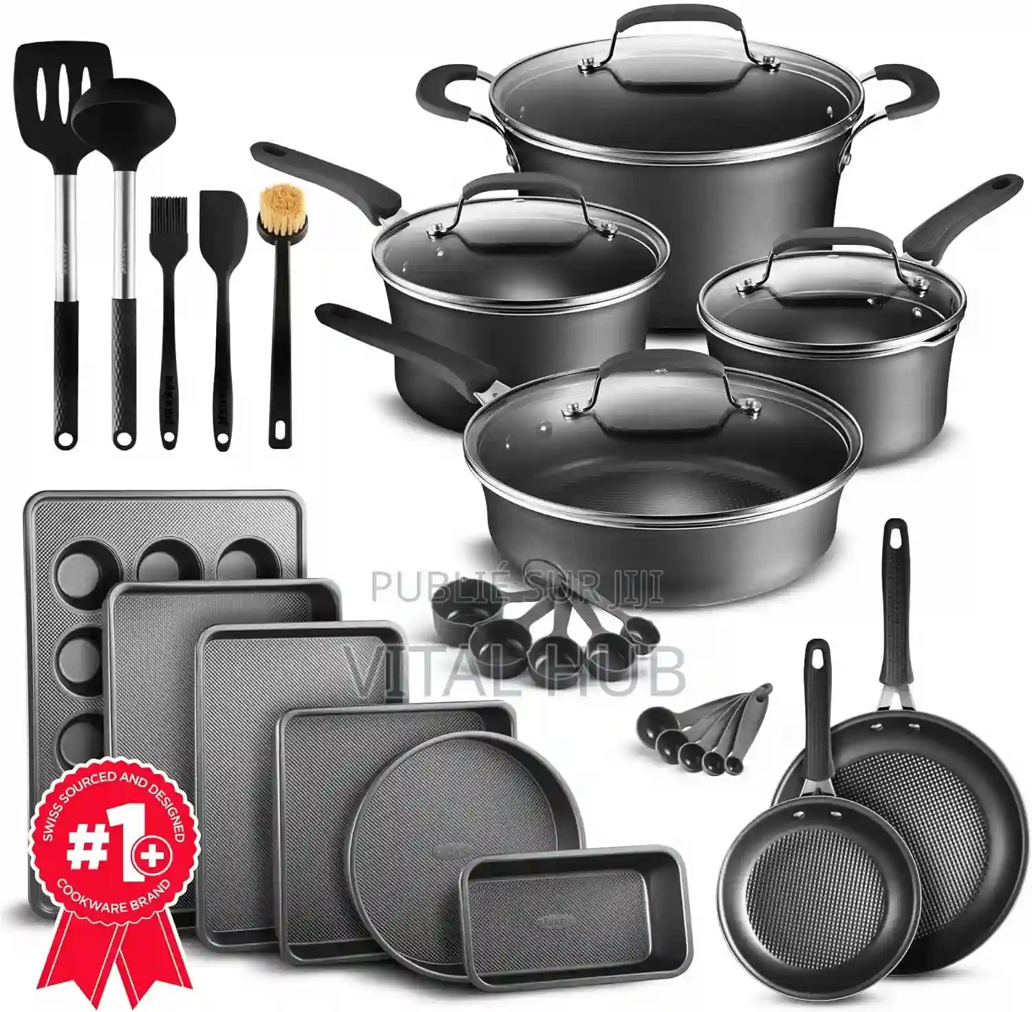 Batterie De Cuisine 23 Pièces Ou Casserole - Vue 7