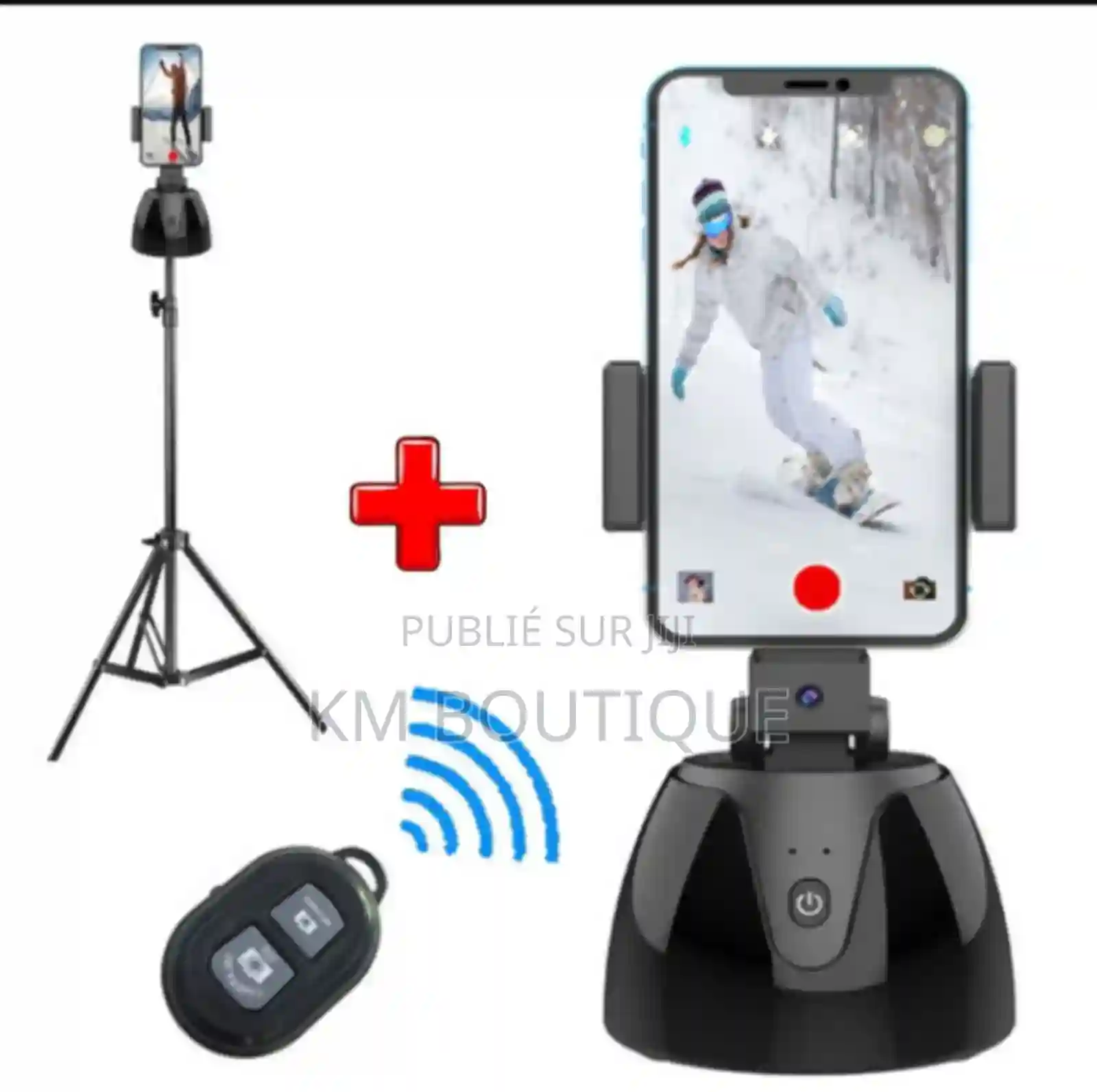 Kit Selfie Rotatif 360 - Vue 2