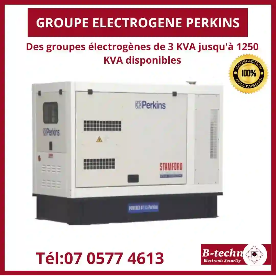 VENTE DE GROUPES ELECTROGENES DE MARQUE PERKIN