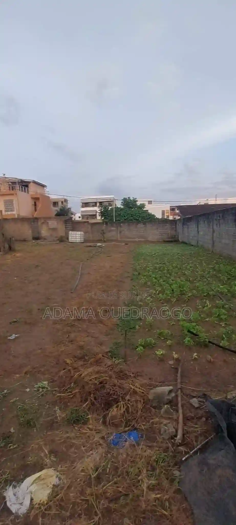 Abatta Un Terrain De 600m2 en Vente Clôture Avec ACD - Vue 1