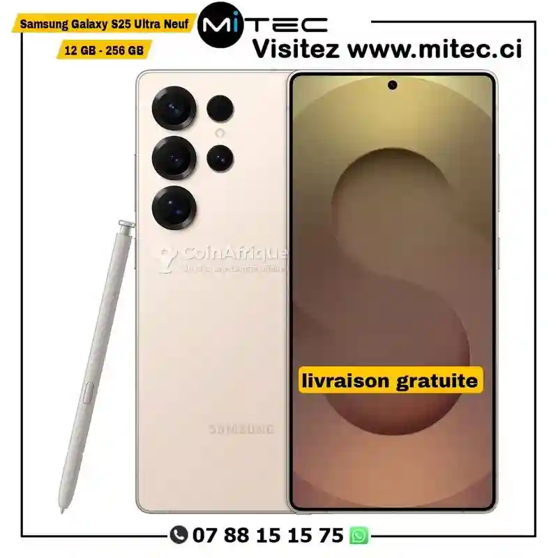 Samsung Galaxy S25 Ultra -256go - Vue 1