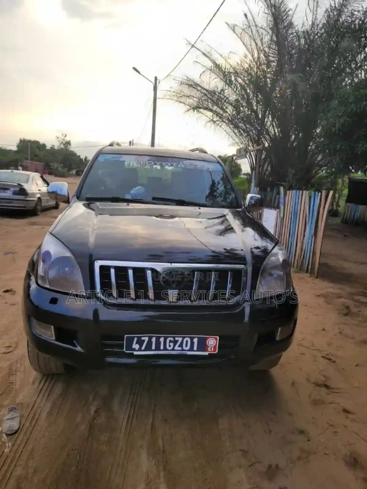 Toyota Land Cruiser Prado 30 TD 2010 Marron - Vue 1