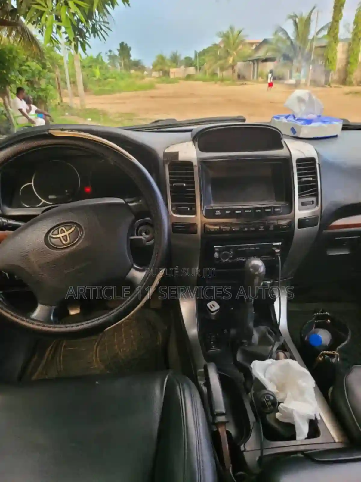 Toyota Land Cruiser Prado 30 TD 2010 Marron - Vue 3
