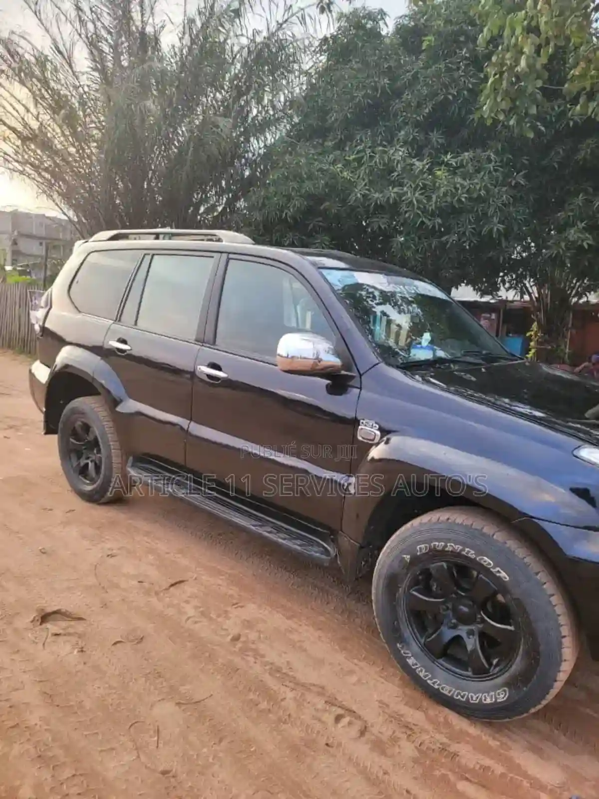 Toyota Land Cruiser Prado 30 TD 2010 Marron - Vue 4