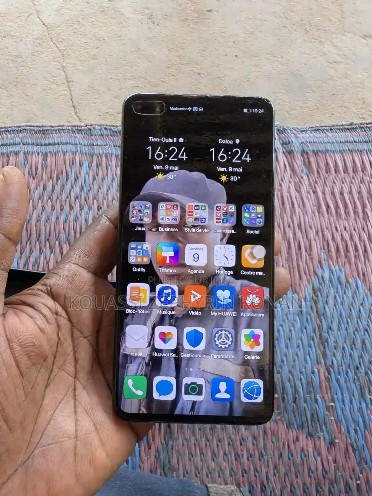 Huawei P40 4G 128 GB Noir