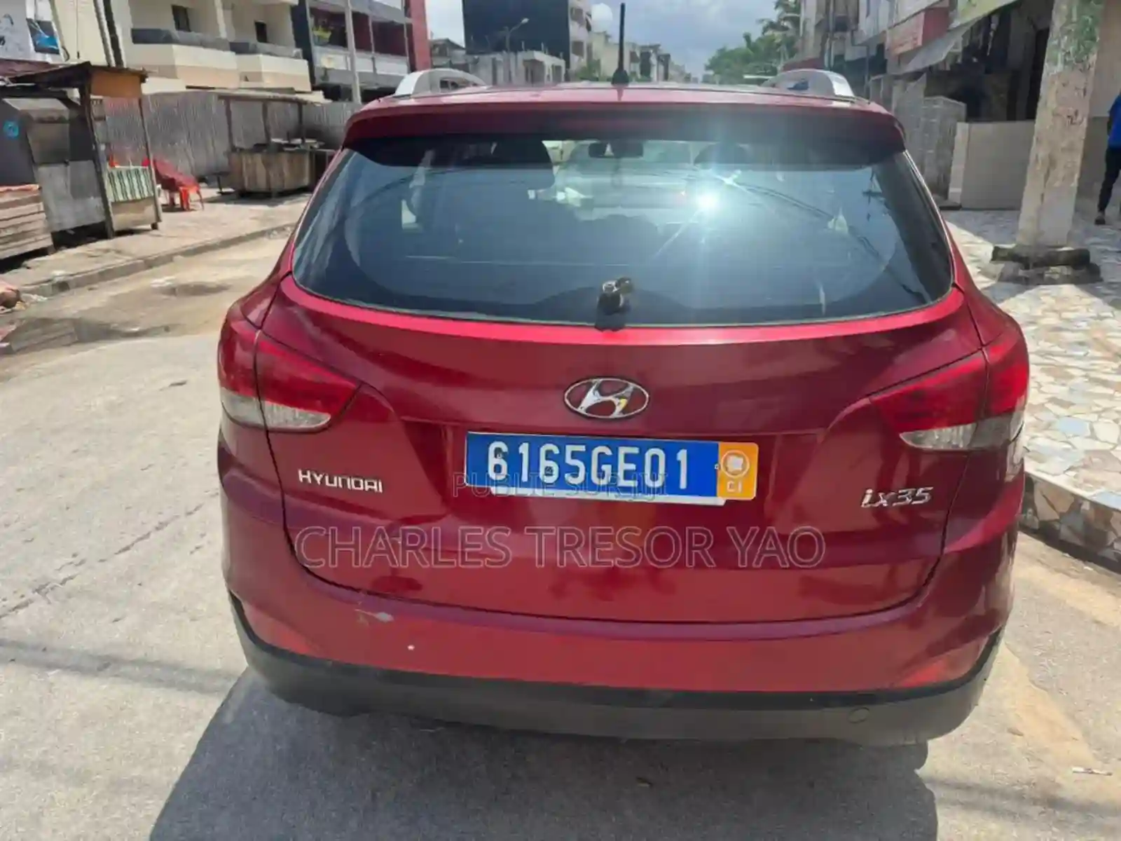 Hyundai Tucson Limited AWD 2013 Rouge - Vue 2
