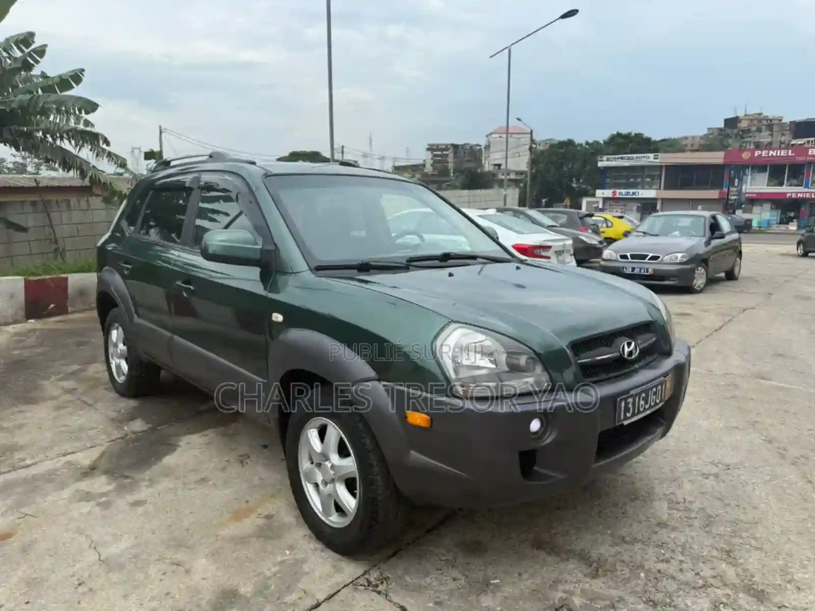 Hyundai Tucson 2006 Vert - Vue 2