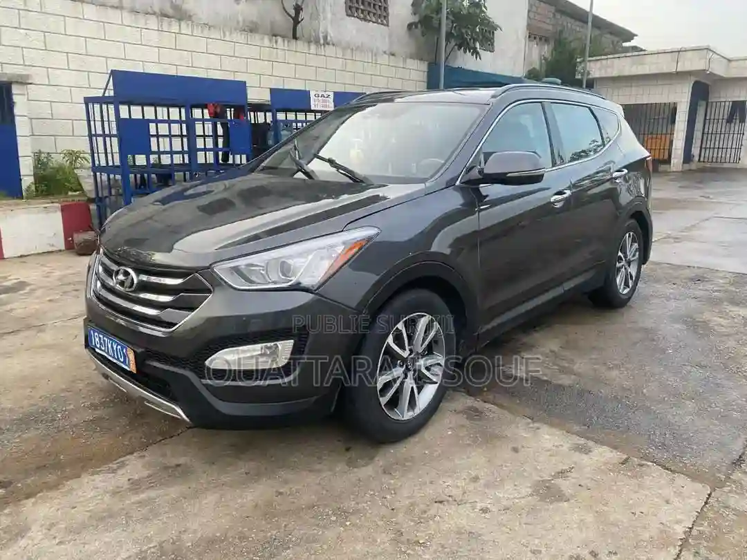Hyundai Santa Fe Limited AWD 2016 Noir - Vue 4