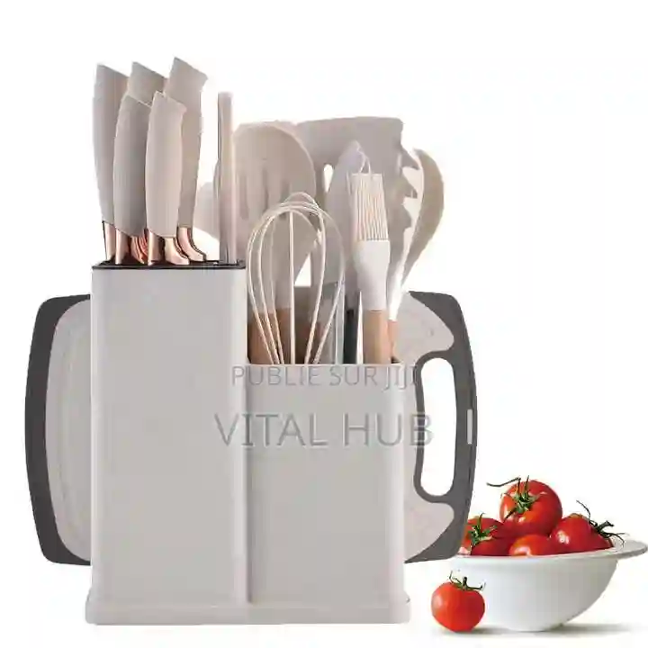 Ensemble D'ustensiles De Cuisine en Silicone - Vue 1