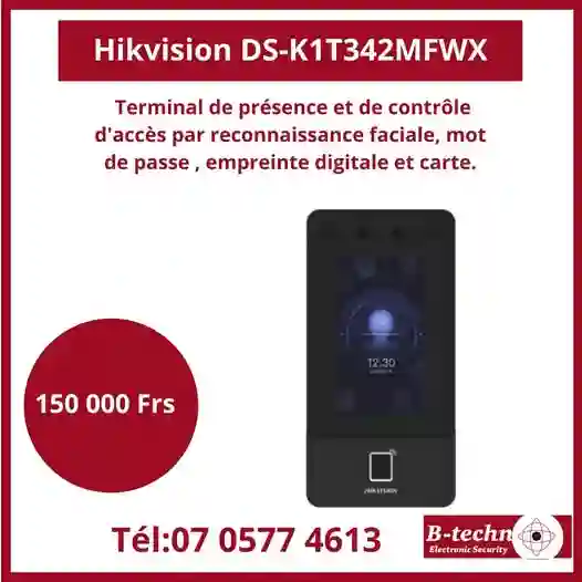 TERMINAL DE RECONNAISSANCE FACIALE À VENDRE