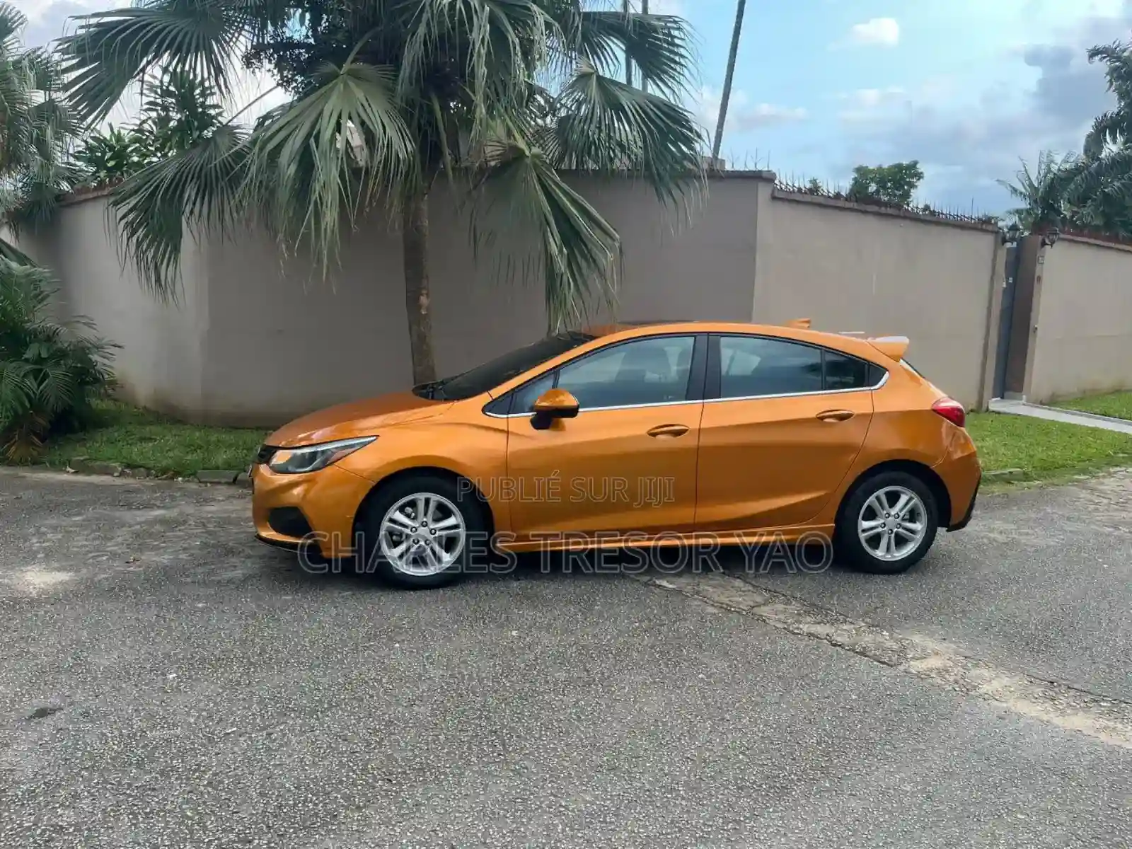 Chevrolet Cruze 2017 Jaune - Vue 2
