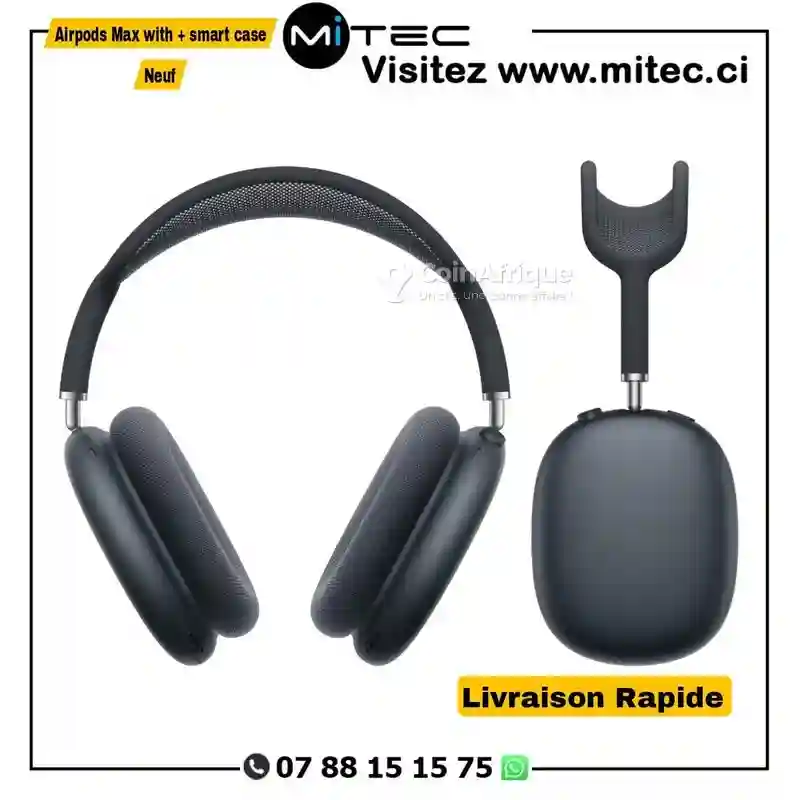 Casque Airpods Max With + Smart Case - Vue 3