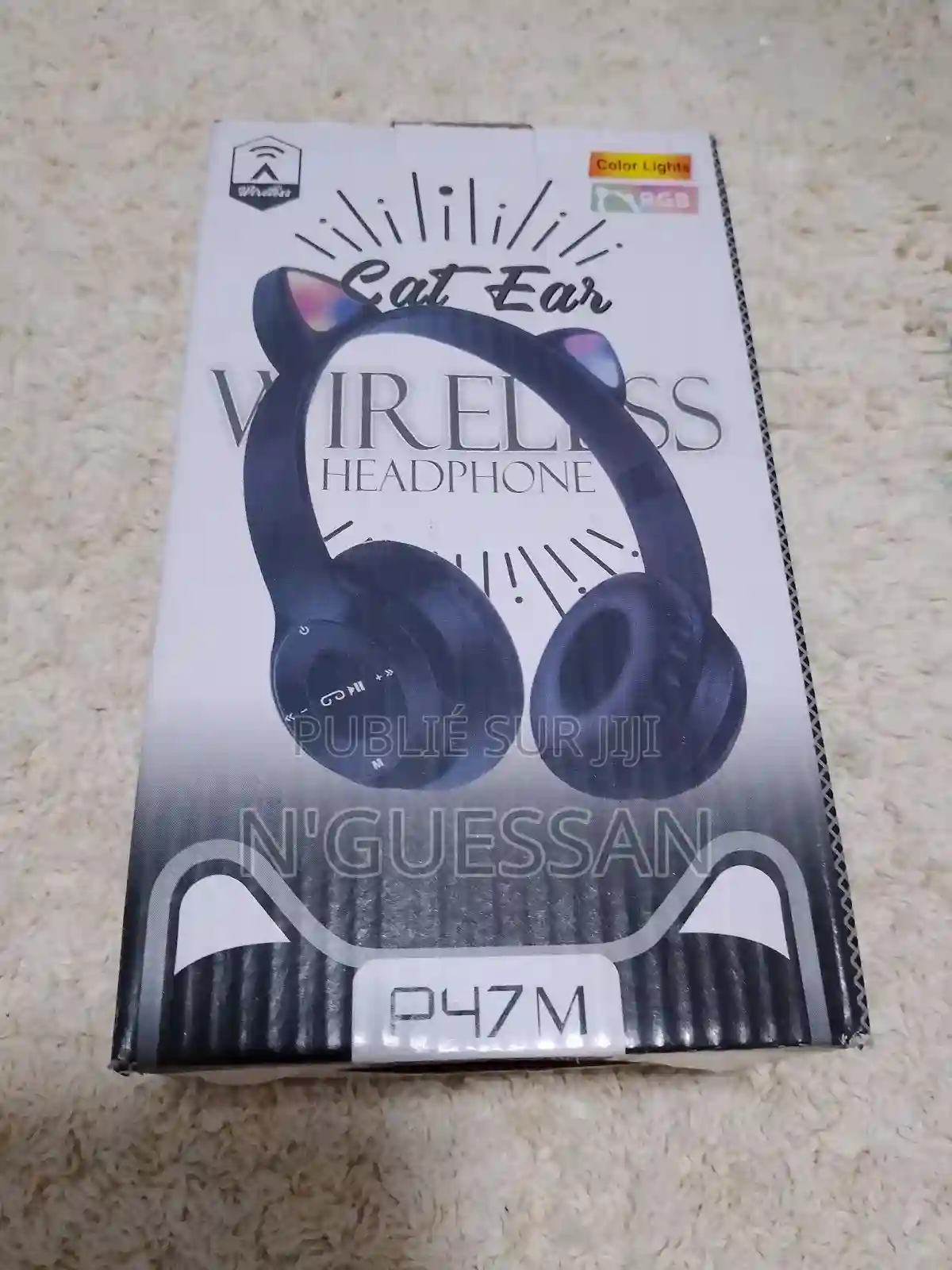 Casque P47 Chat - Vue 3