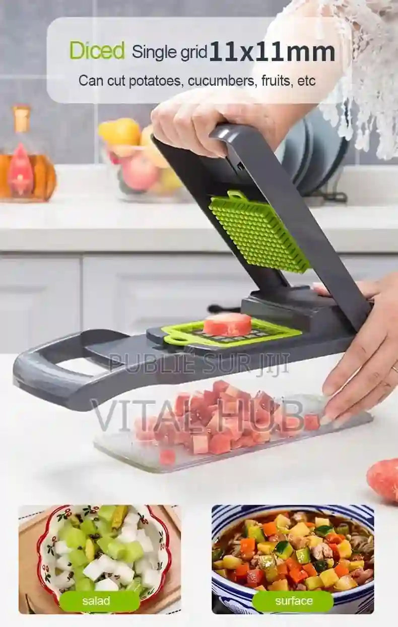 Coupe-légumes Multifonctionnel 12 Pièces
