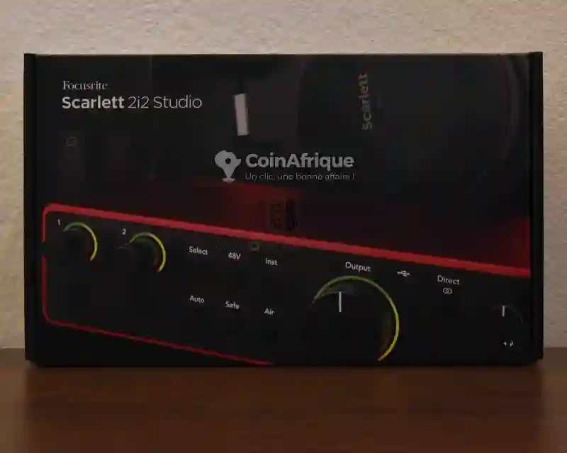 Focusrite Scarlett 2i2 - Vue 2