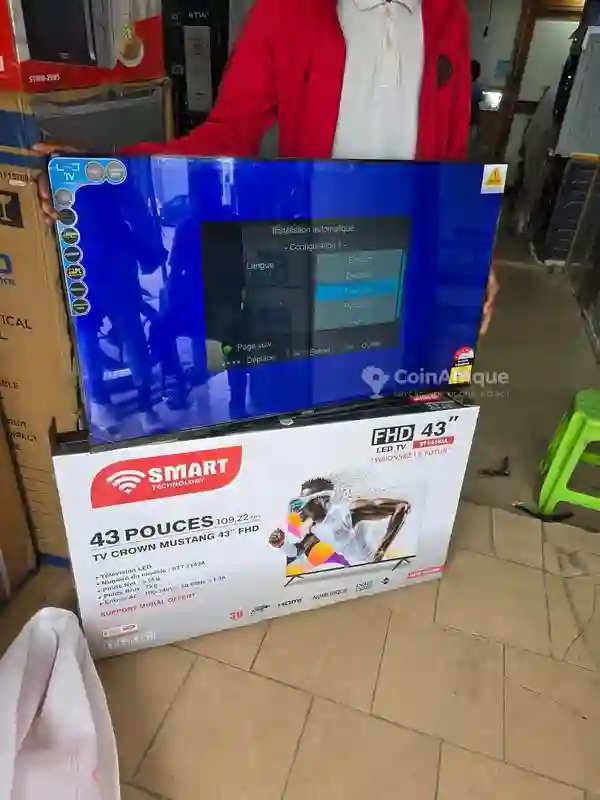 Télévision LED 43 Pouce Smart Technologie