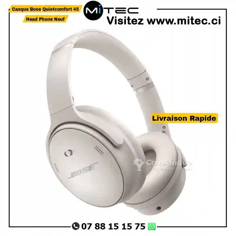 Casque Bose Quietcomfort 45 Head Phone - Vue 4