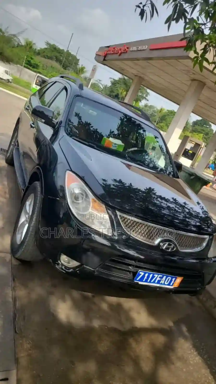 Hyundai Veracruz Limited 2010 Noir - Vue 2