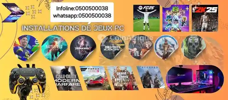 Installation de Jeux - Vue 2
