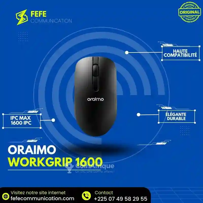 Oraimo Workgrip 1600 - Souris Sans fil - Vue 1