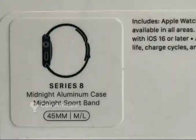 Apple Watch Series 8 - Vue 2