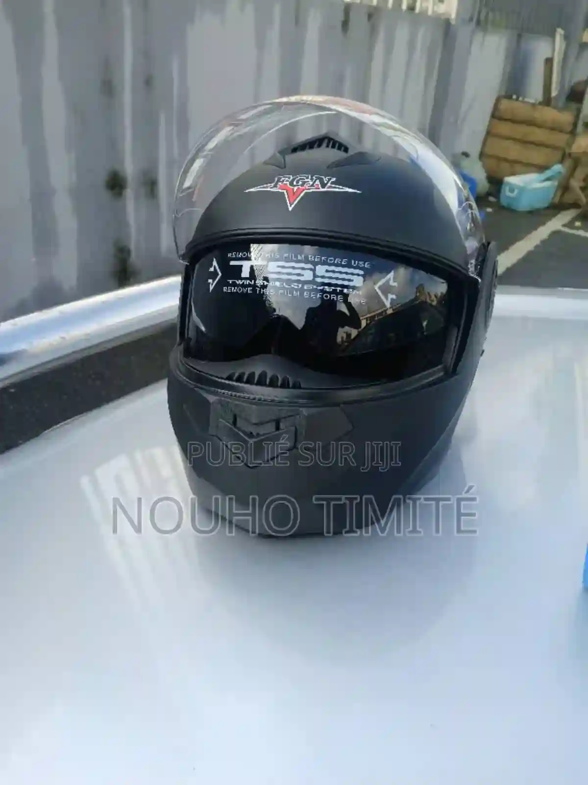 Casque De Moto Avec Bluetooth Intégré - Vue 3