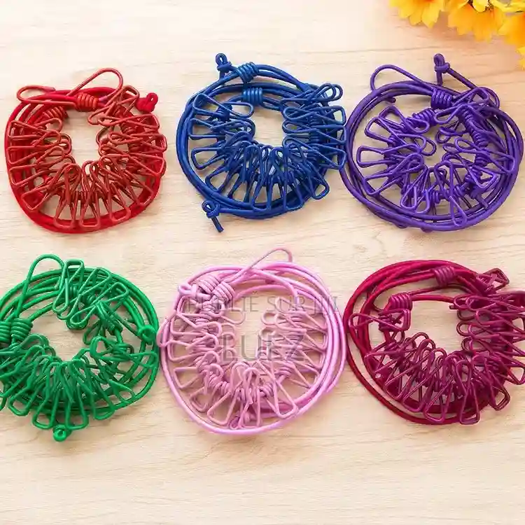 Cintre À Linge Rétractable Pour Corde À Linge - Vue 3