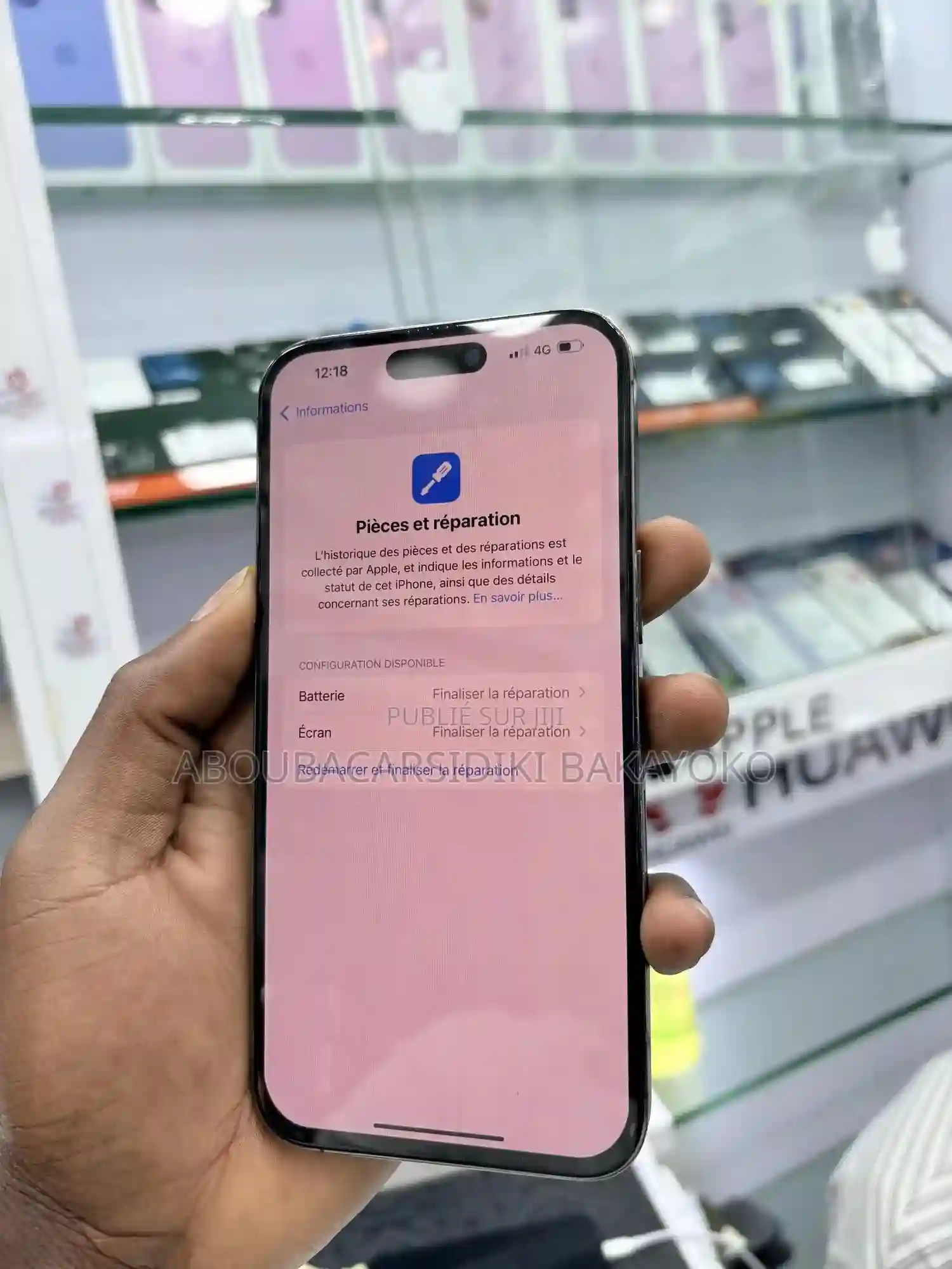 Pomme Iphone 14 Pro Max 128 GB Violet - Vue 1