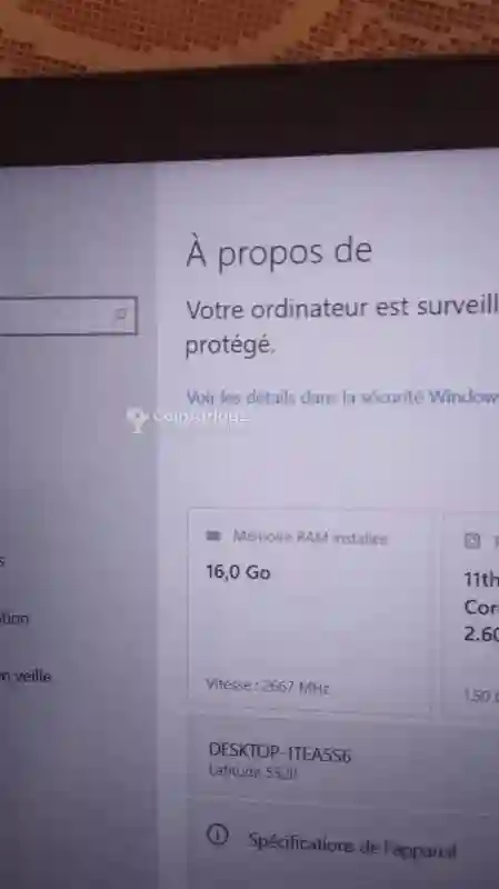 Ordinateur Dell i5 - Vue 4