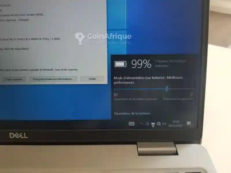 PC Dell Latitude I5-11th gen de 16go ssd 512 go - Vue 3