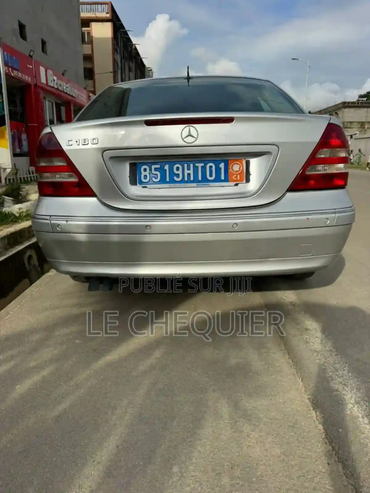 Mercedes-benz C180 2003 Gris - Vue 1
