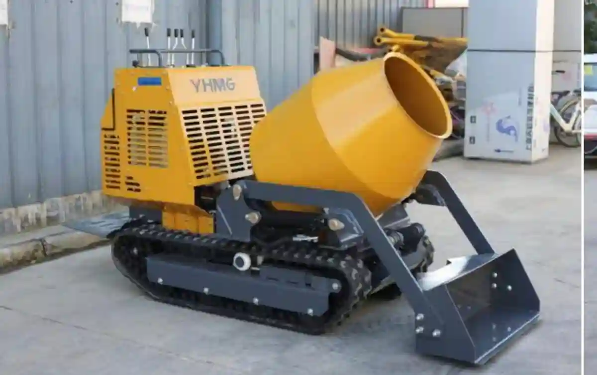 Betonniere Auto Chargeuse 300 Litres SUR Chenillard - Vue 1