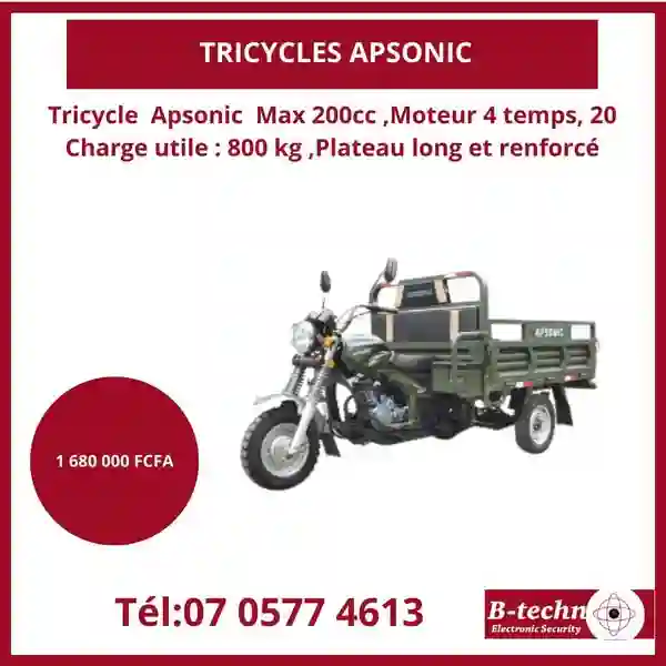 PUISSANTS TRICYCLES APSONIC A VENDRE A - Vue 3