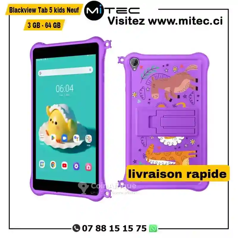 Blackview Tab 5 Kids -3 GB - 64 GB - 8'0" - Vue 3