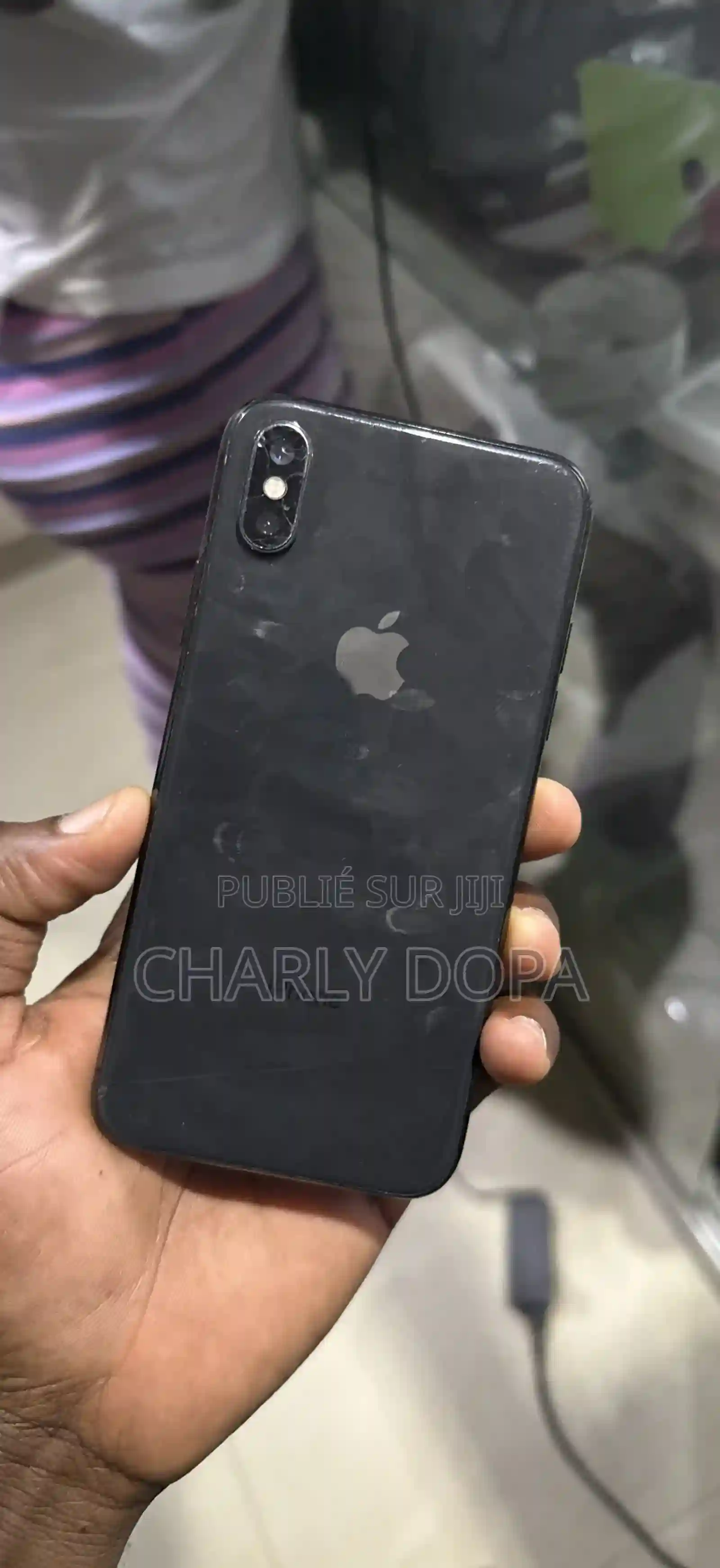 Pomme Iphone X 64 GB Noir - Vue 2