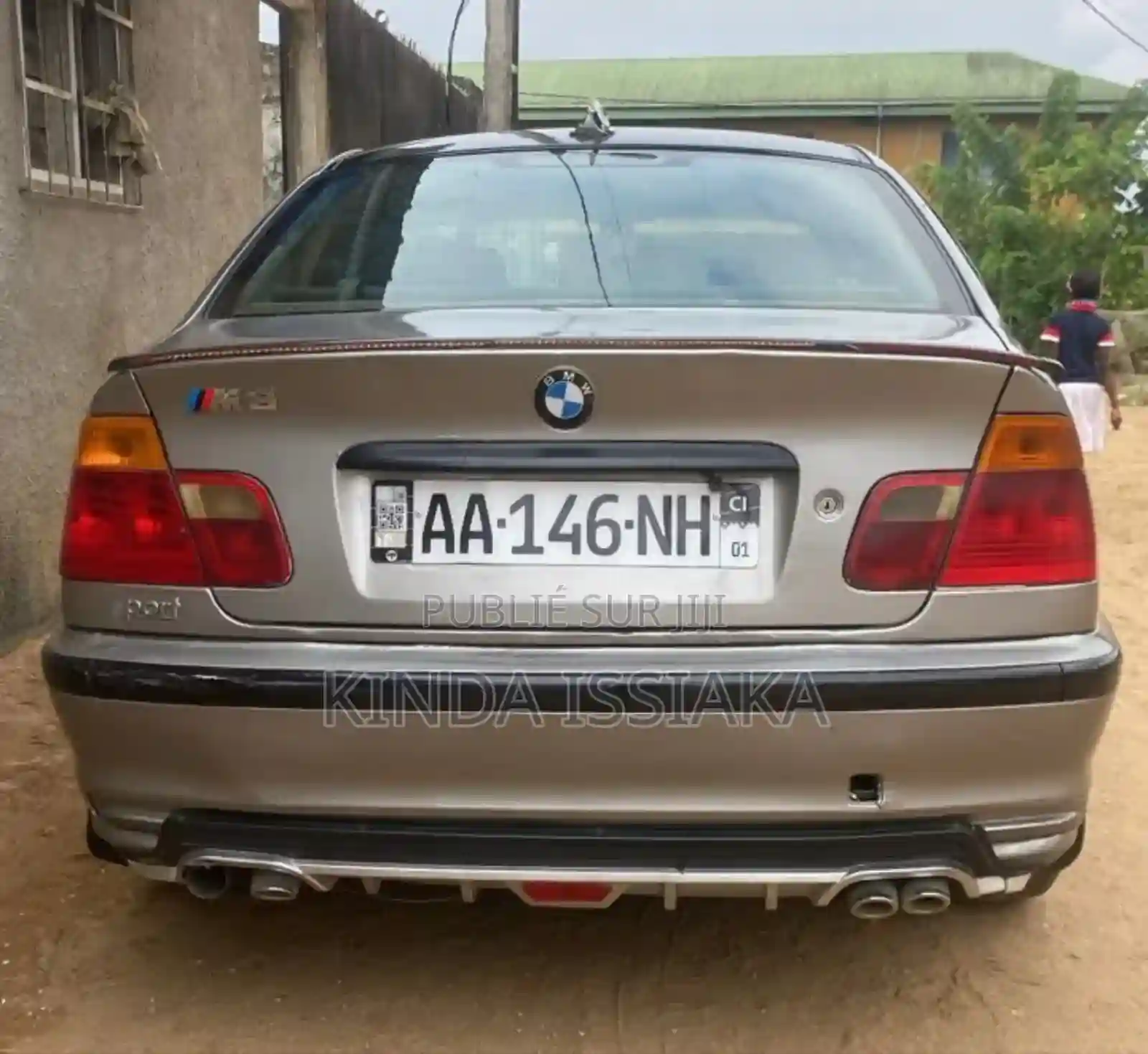 BMW 3 Series 2009 Gris - Vue 3