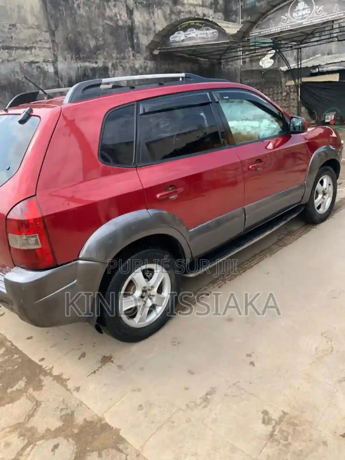 Hyundai Tucson Limited V6 wXM 4x4 2008 Rouge - Vue 3