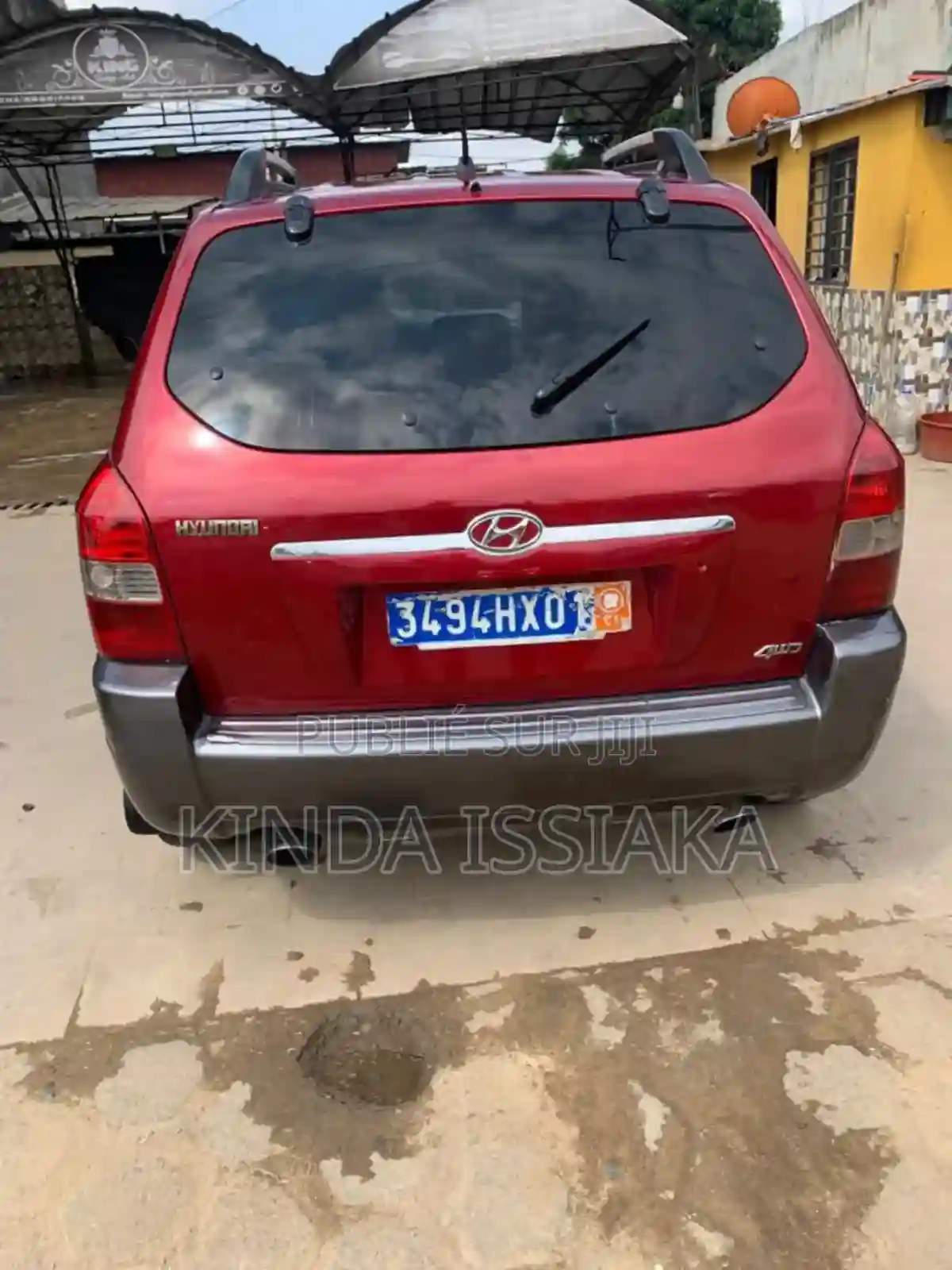 Hyundai Tucson Limited V6 wXM 4x4 2008 Rouge - Vue 5