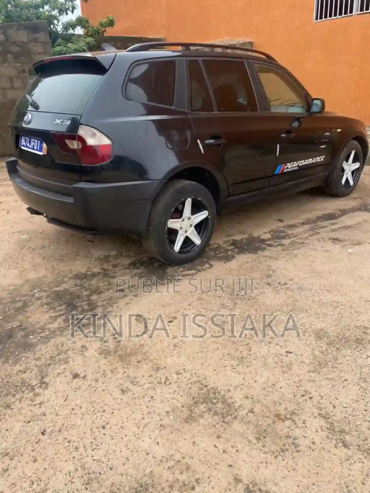 BMW X3 25i 2007 Noir