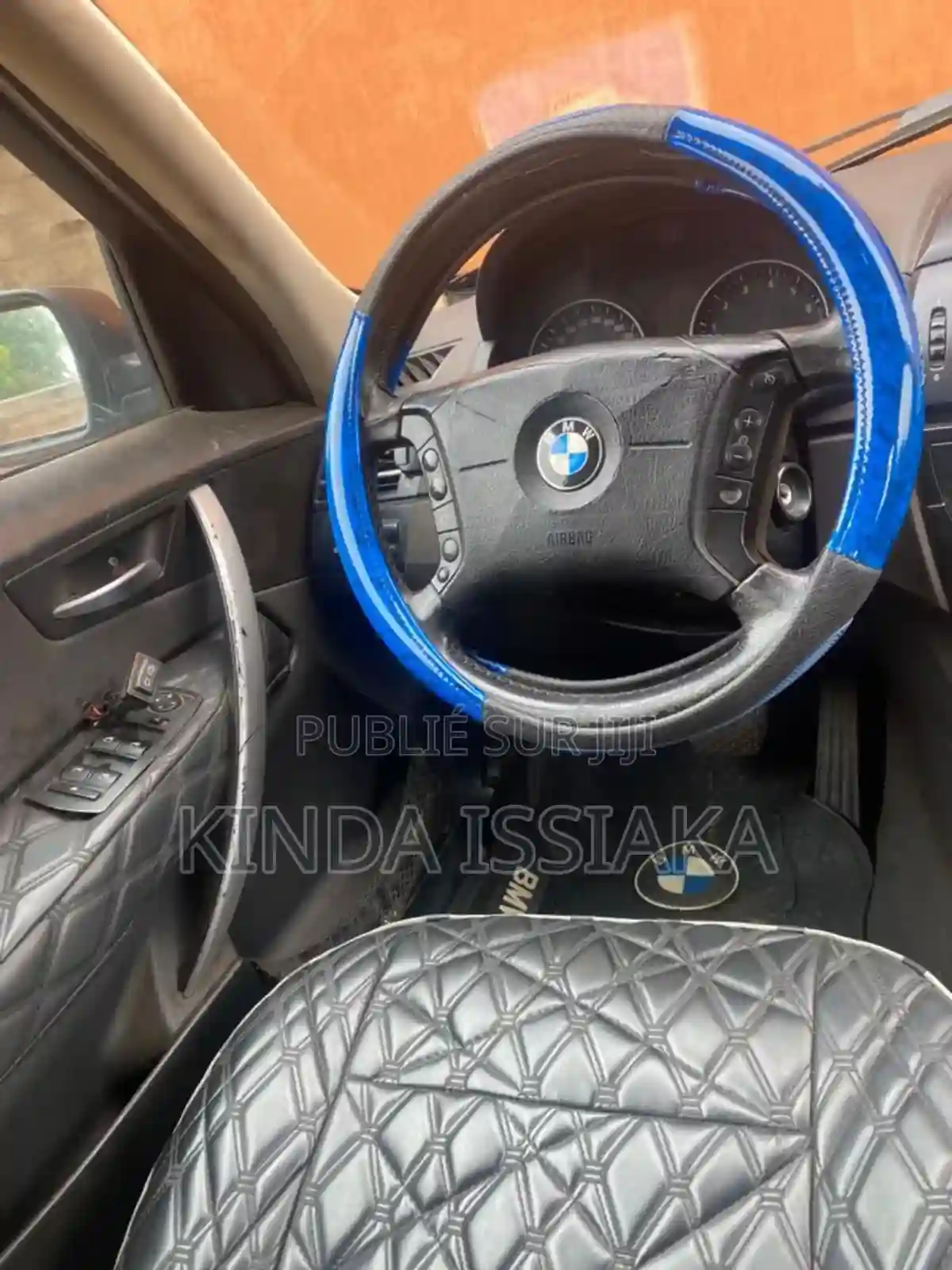 BMW X3 25i 2007 Noir - Vue 2
