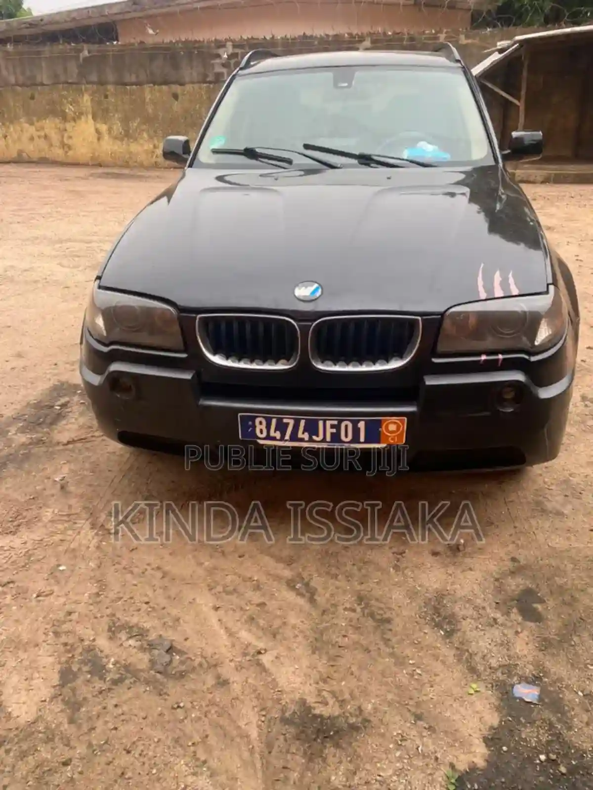 BMW X3 25i 2007 Noir - Vue 6