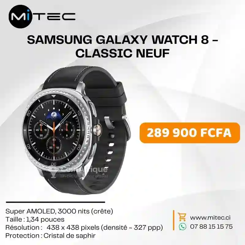 Samsung Galaxy Watch 8 Classic Neuve