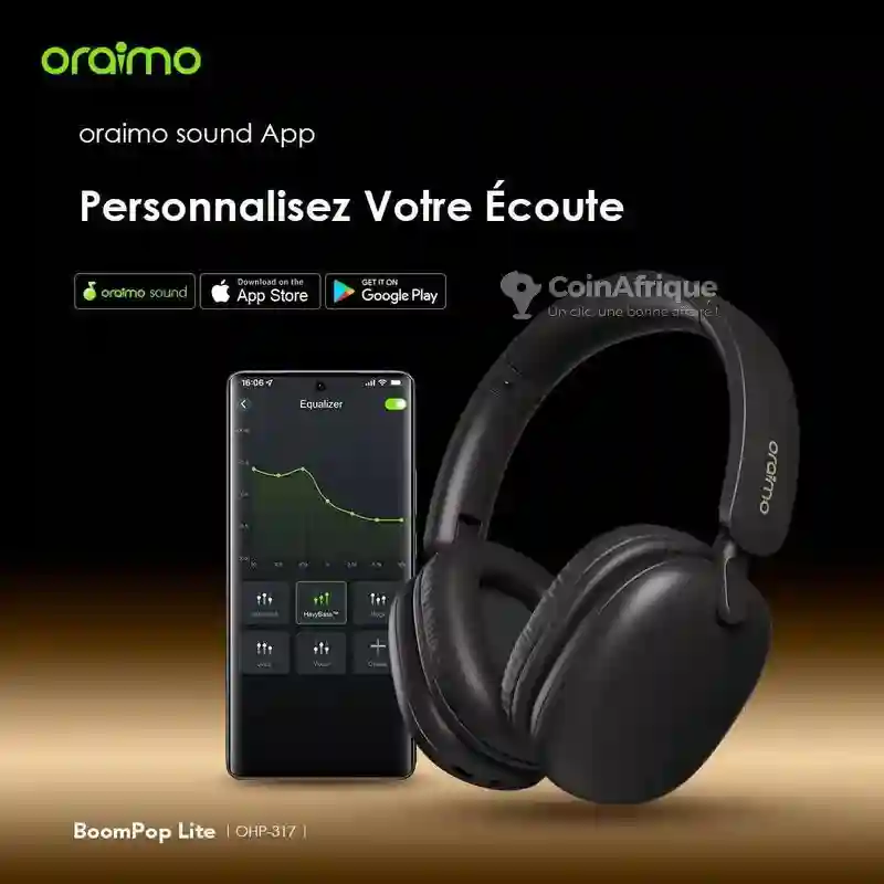 Casques Bluetooth Oraimo - Vue 1