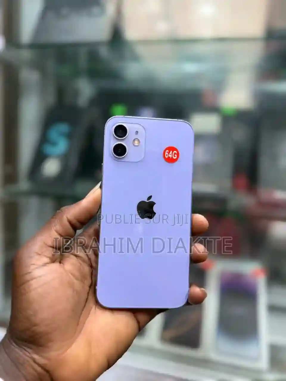 Pomme Iphone 12 64 GB Bleu - Vue 3