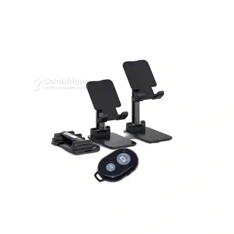 Support Téléphone Pliable Avec Télécommande Bluetooth