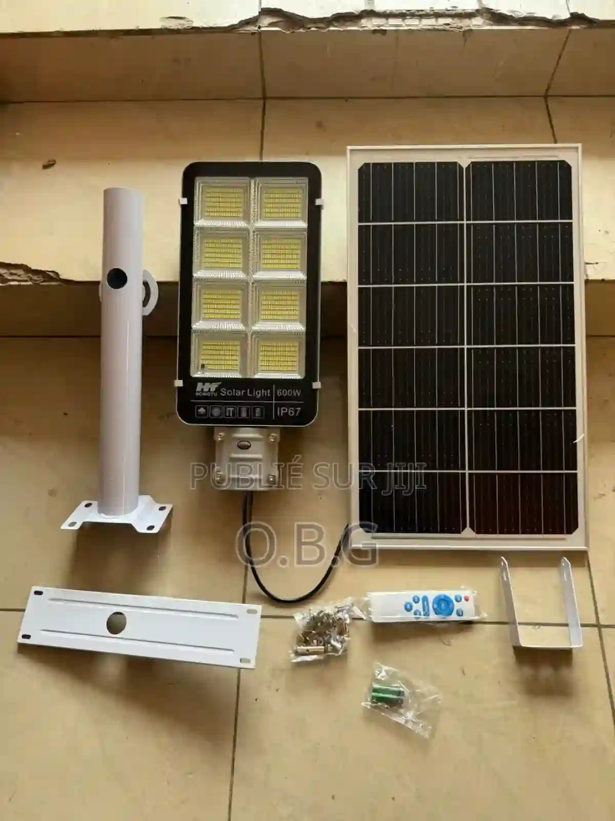 Lampadaire Solaire 600w
