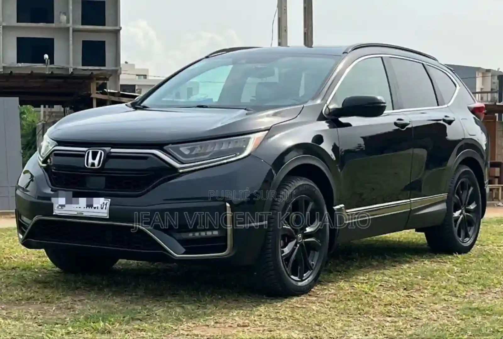 Honda Cr-v EX 2021 Bourgogne - Vue 3