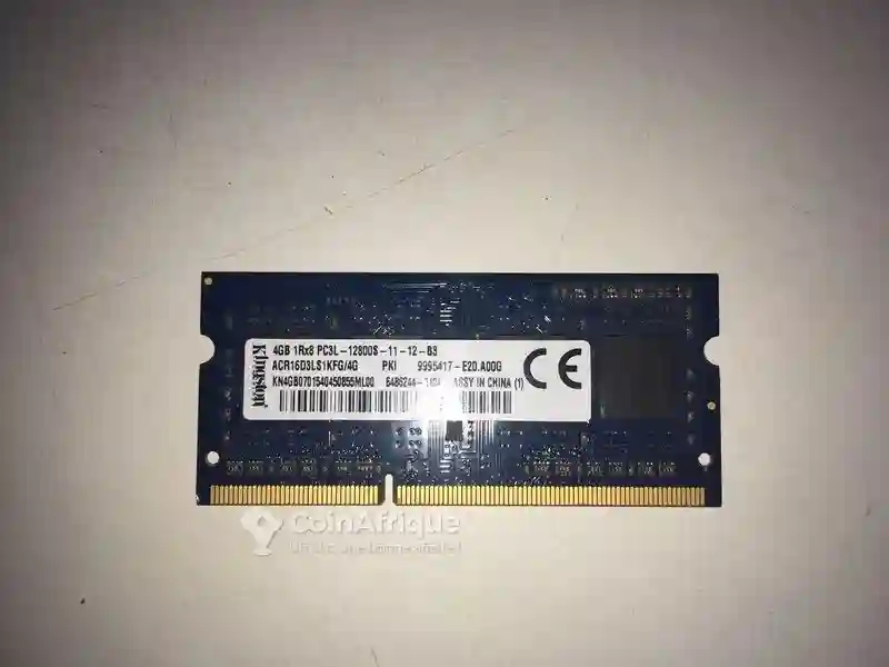 Barrette Ram Kingston 4Gb Ddr3 Pc3l – 12800s - Vue 1