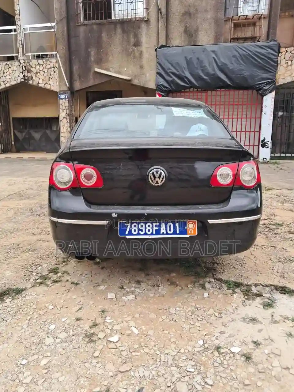 Volkswagen Passat 2008 Noir - Vue 3